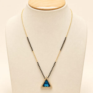 Blue Triangle Mangalsutra