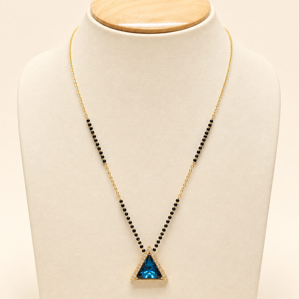 Blue Triangle Mangalsutra