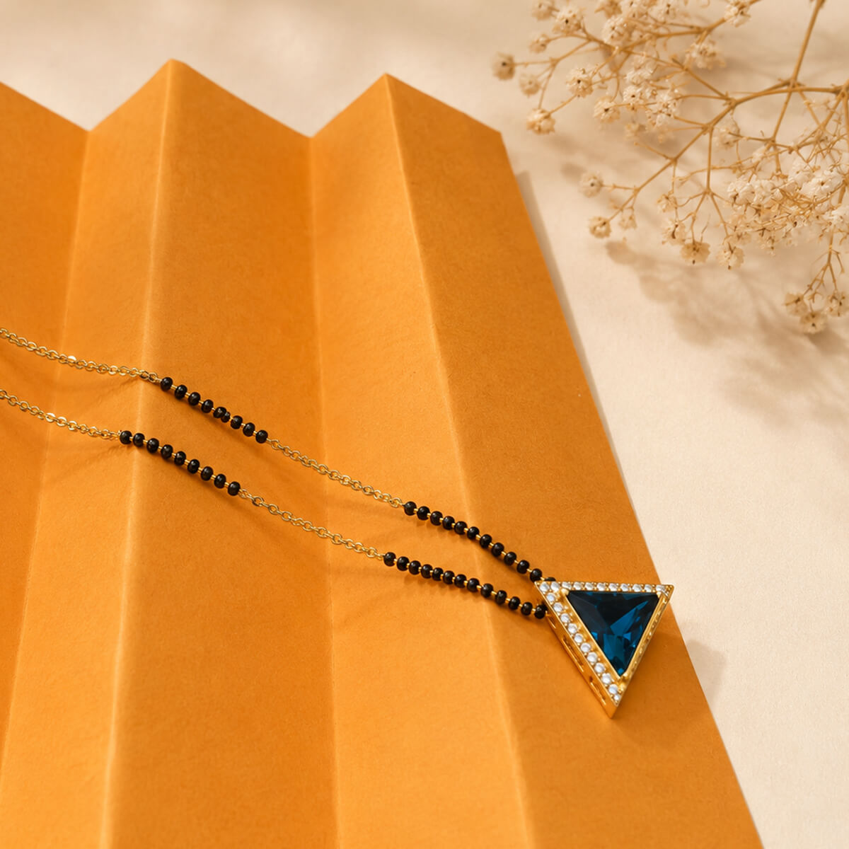Blue Triangle Mangalsutra - Image 3