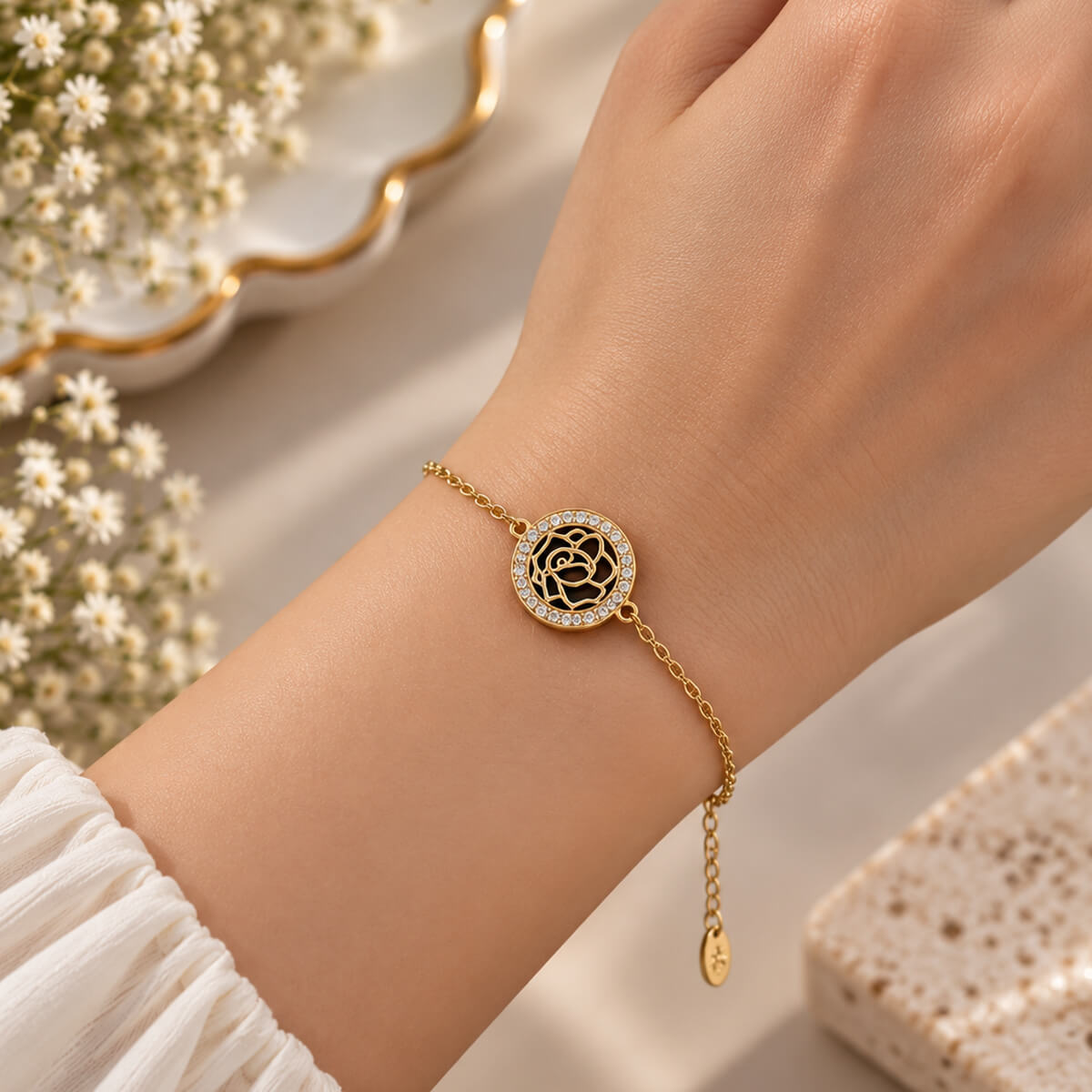 Aurelia Bloom Circle Bracelet