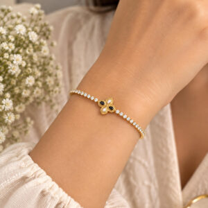 Aurelia Clover Sparkle Bracelet
