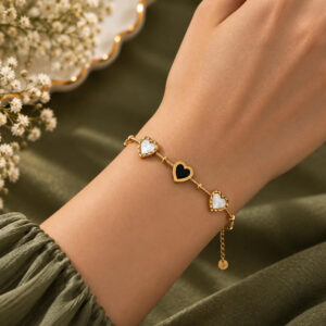 Aurelia Heart Trio Bracelet