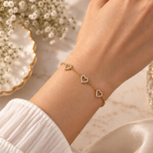 Aurelia Triple Heart Bracelet