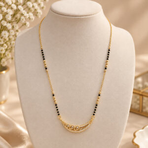 Elara Crescent Glow Mangalsutra